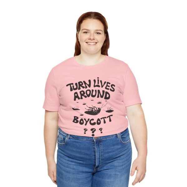 Boycott Something - Society Is on Its Back - Unisex Jersey Short Sleeve Tee - Image 5
