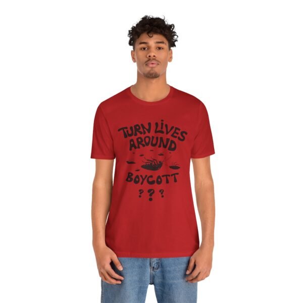 Boycott Something - Society Is on Its Back - Unisex Jersey Short Sleeve Tee - Image 6
