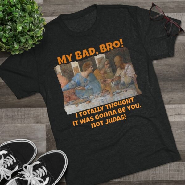 Funny Apostle Betrayer Tee - Unisex Tri-Blend Crew