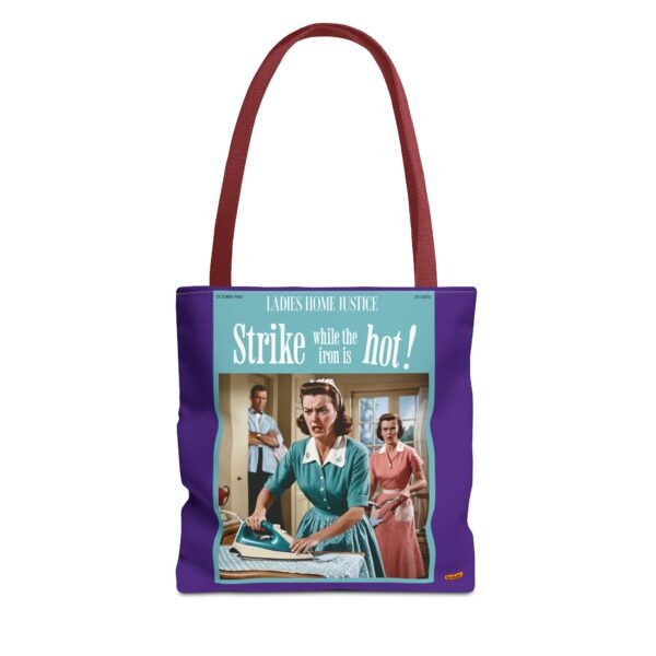 Vintage 1950s Housewife Tote Bag, Grocery Shopping Bag, Retro Market Tote, Eco-Friendly Tote, Reusable Grocery Bag, Farmer's Market Bag