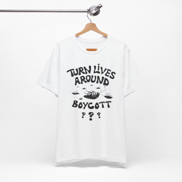 Boycott Something - Society Is on Its Back - Unisex Jersey Short Sleeve Tee - Image 9