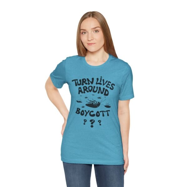 Boycott Something - Society Is on Its Back - Unisex Jersey Short Sleeve Tee - Image 11