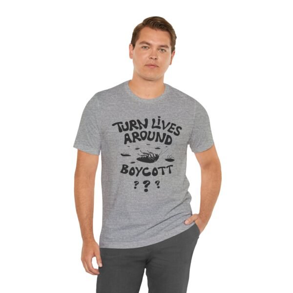 Boycott Something - Society Is on Its Back - Unisex Jersey Short Sleeve Tee - Image 3