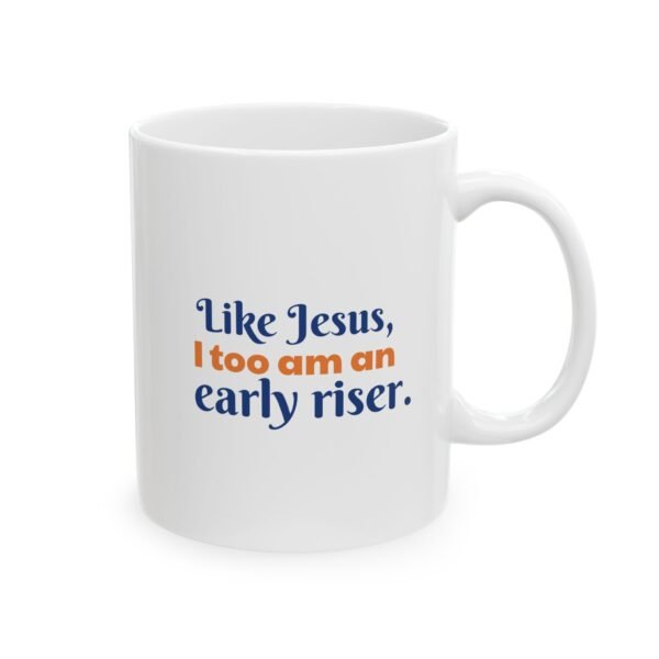 Bible Mug - Early Riser White Background - Image 2