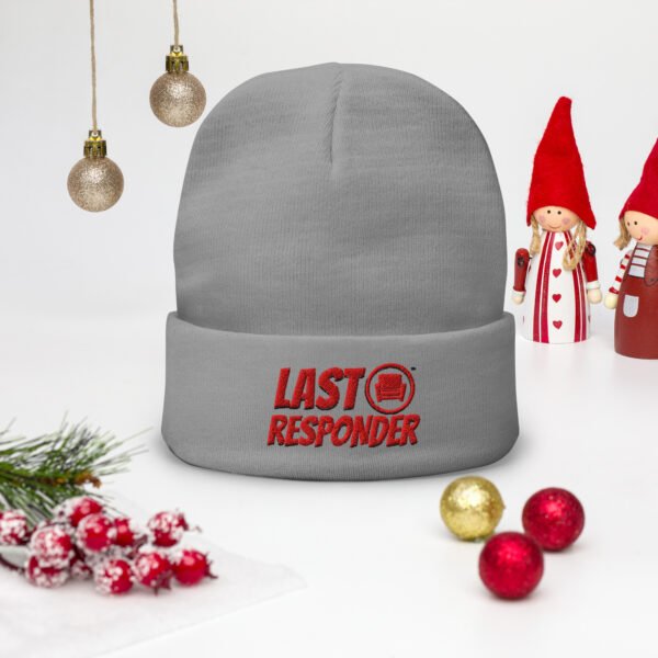 Fun Last Responder Embroidered Beanie - Image 8