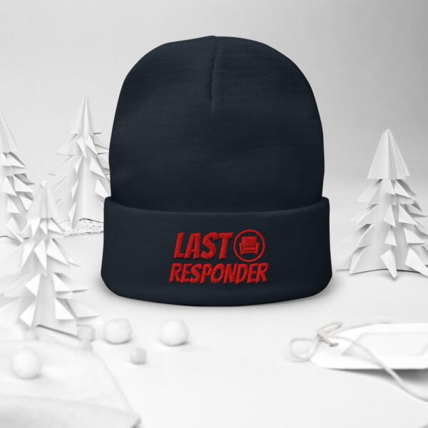 Fun Last Responder Embroidered Beanie - Image 5