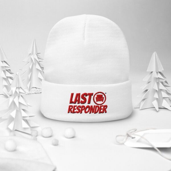 Fun Last Responder Embroidered Beanie