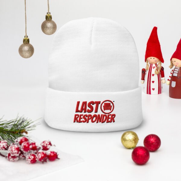 Fun Last Responder Embroidered Beanie - Image 10