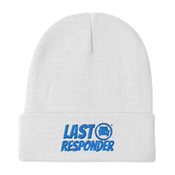 Fun Last Responder Embroidered Beanie - Image 4
