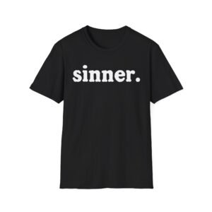 Sinner Statement Tee | Bold Identity Graphic T-Shirt