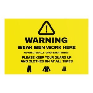 Legal Disclaimer for Workplace Matte Poster — Vertical & Horizontal